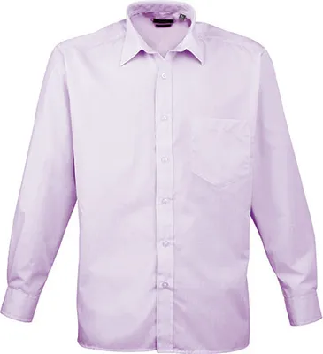 Produktbild von Premier Workwear Herren Popeline Hemd langarm PR200 lilac 41 (16)