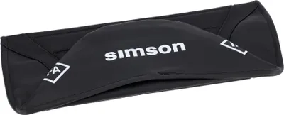 Produktbild von Sitzbezug strukturiert, Schwarz / Schwarz für Endurositzbank, mit SIMSON-Schriftzug - Simson S50, S51, S70 Enduro