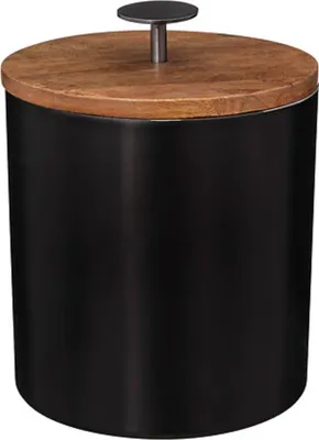 Produktbild von Eiseimer schwarz mangoholz - Atmosphera créateur d'intérieur