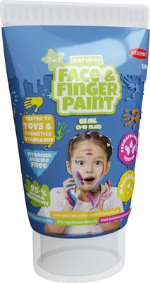 Image de Peinture pour les doigts BOTI - Bleu 65 ml 39707