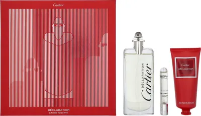 Produktbild von Edt Spray 100ml/Edt Miniatuur 10ml/Perfumed Shower Gel 100ml Cartier Declaration Giftset