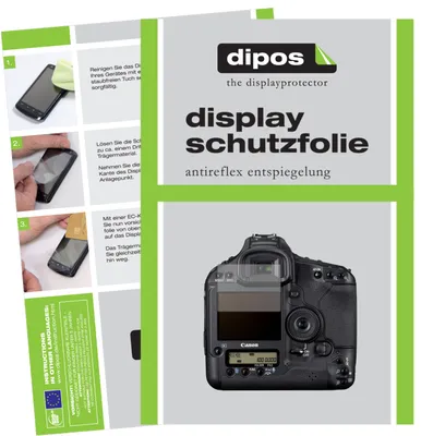 Produktbild von 5x Schutzfolie für Canon Eos 1D Mark IV matt Displayschutzfolie Folie Display Schutz dipos