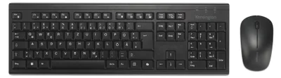 Produktbild von Kensington KM270 EQ Tastatur und Maus Set (Rechargeable) – Wireless, Volle Größe (100%), Kabellos, RF Wireless + Bluetooth, Schwarz