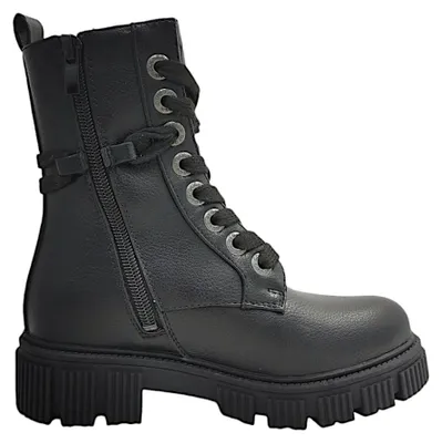 Imagen del producto de Dockers by Gerli: Zapatos para niñas, botines con cordones, color negro, para uso diario