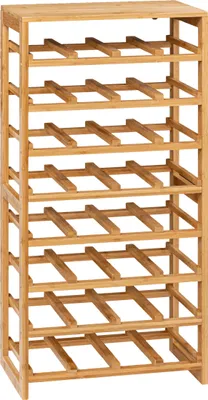 Obrázek produktu pro Regál na víno, 32 láhve, 45 x 24 x 89 cm, bambus