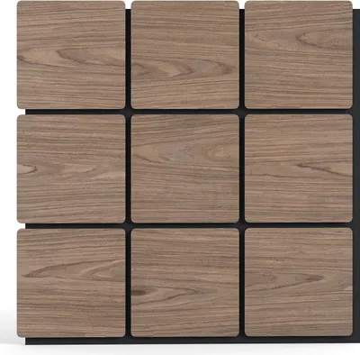 Immagine prodotto di Pannelli acustici da parete, confezione da 4, 62x62 cm, insonorizzazione