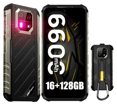 Produktbild von Ulefone Armor 22, 16,7 cm (6.58"), 8 GB, 128 GB, 64 MP, Android 13, Schwarz