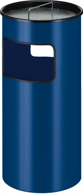 Produktbild von Ascher-Papierkorb, 50 Liter - Blau