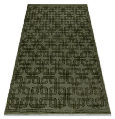 Image de Tapis AURA J2556A vert - Géométrique, structurel, moderne vert 240x330 cm