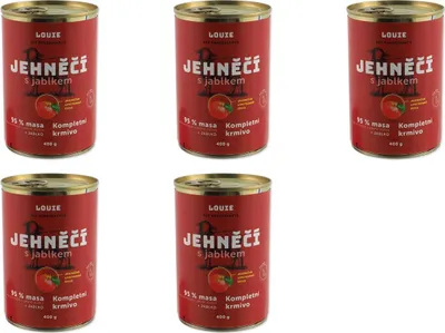 Produktbild von LOUIE Dose Lamm mit Apfel 400g / Packung 5 Stück