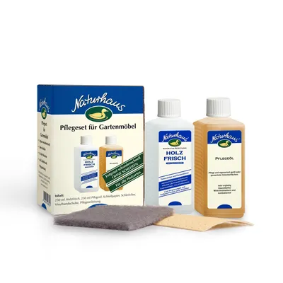 Produktbild von Naturhaus Reinigungs- und Pflegeset für Gartenmöbel