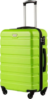 Produktbild von Hartschalenkoffer Mittelgroß Apfelgrün mit TSA-Schloss und 4 Rollen 60L