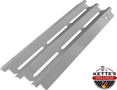 Produktbild von Brennerabdeckung aus Edelstahl kompatibel mit z.B Broil King ähnlich Flav- R- Wave - Baron