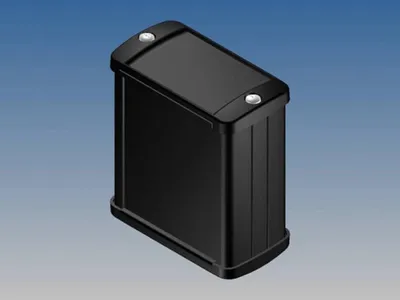 Produktbild von Aluminiumgehäuse - Schwarz - 70 x 59,9 x 30,9 mm