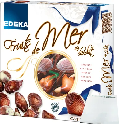 Produktbild von EDEKA Fruits de Mer au Chocolat (250g Packung) + usy Block