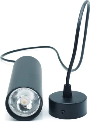 Zdjęcie produktu dla Lampa wisząca Circus czarna 1xGU10x40W metal wym:110x5,5x5,5cm IP20 IdeaLED