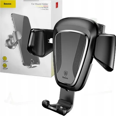 Image de Baseus Gravity Grip pour grille de voiture (noir)