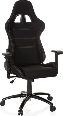 Produktbild von hjh OFFICE Gamingstuhl GAME FORCE Stoff Höhenverstellbarer Computerstuhl, Bürostuhl mit Armlehnen (höhenverstellbar)