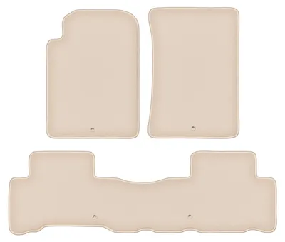 Produktbild von DURBAN Beige Velours-Fußmatten-Set für SsangYong Rexton III SUV (2013-)