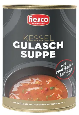 Image de Hesco Bouilloire Soupe de goulash épicée avec garniture rustique 850ml
