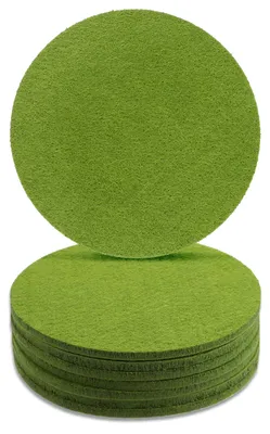 Produktbild von Famanu Untersetzer Set 12 Stück, runde, waschbare Filzuntersetzer, 10 cm, rutschfest, für Gläser und Tassen