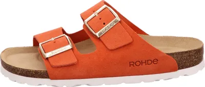 Produktbild von Rohde  Damenschuhe Pantoletten Fußbett Rot Freizeit, Schuhgröße:40 EU