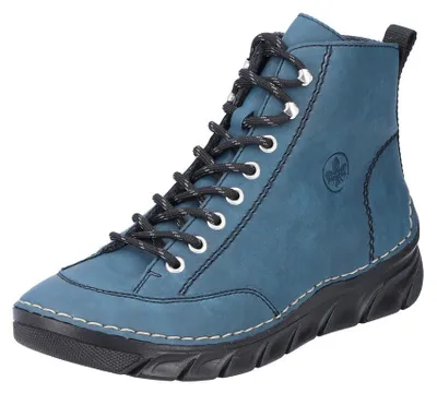 Produktbild von Rieker Damen Schnürstiefel 55022-54 grün Gr. 38