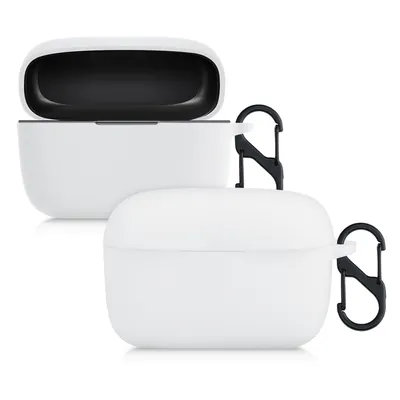 Produktbild von kwmobile Hülle kompatibel mit JBL Live 300TWS Hülle - Kopfhörer Case - TPU Silikon Cover - Schutzhülle in Weiß