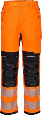 Produktbild von Portwest Warnschutz-Bundhose PW3 FR414 Gr. 42 orange/schwarz