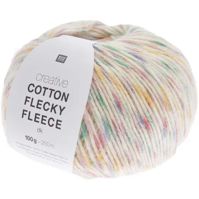 Produktbild von Rico Design | Creative Baumwolle Flecky Fleece dk | rainbow