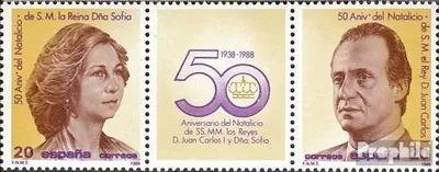Produktbild von Briefmarken Spanien 1988 Mi 2810-2811 Dreierstreifen (kompl.Ausg.) postfrisch Sondermarken