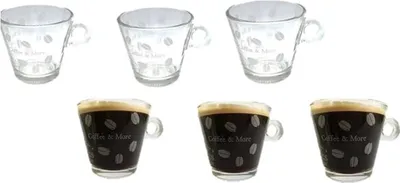 Produktbild von 6er Set Gläser mit Henkel, ca. 250ml