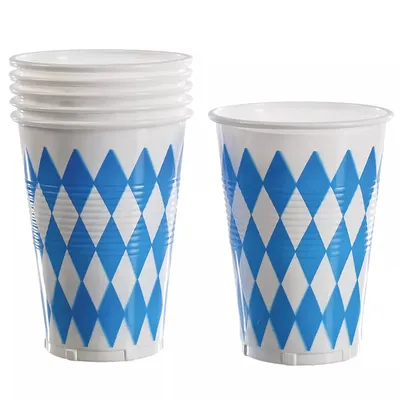 Produktbild von 10 Kunststoff Trinkbecher "Bayern""