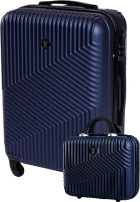 Produktbild von Reisekoffer BERTOO Milano - blau Set 2in1 XXL