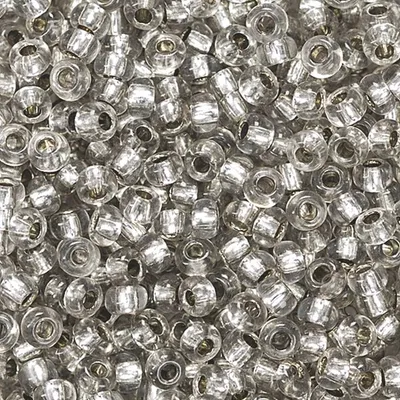 Produktbild von Rocailles 2,5 mm silbergrau VE=6x13g