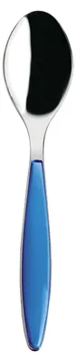 Teelöffel Feeling, Edelstahl, blau, 14,5 cm