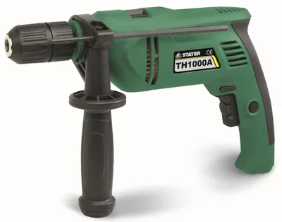 Klopfbohrmaschine 1000 W, 3000 U/min, 13 mm, mit Koffer