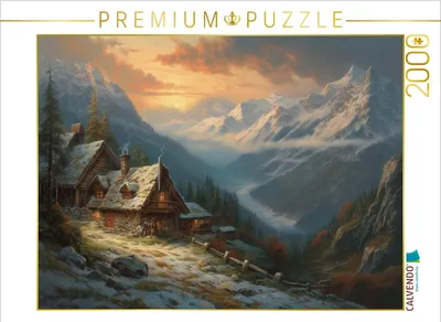 Produktbild von CALVENDO Puzzle Blick ins Tal | 2000 Teile Lege-Größe 90x67cm Foto-Puzzle für glückliche Stunden