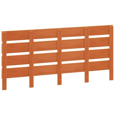 Image de vidaXL Tête de lit brun cireux 135 cm pin massif