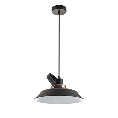 Produktbild von Deckenlampe Pendelleuchte Wohnzimmer und Arbeitszimmer Industrial Design E27 Farbe  Schwarz Kupfer