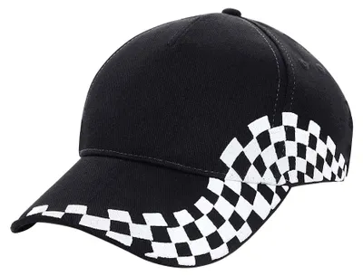 Produktbild von Beechfield - "Grand Prix" Baseball-Mütze LT969 (Einheitsgröße) (Schwarz)