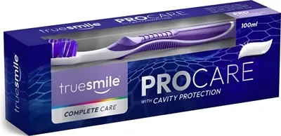 Produktbild von Truesmile | Zahnpasta - 100 ml - Complete Care - Minze - Mit Fluorid - Schutz des Zahnfleisches - Zahnbürste im Set enthalten