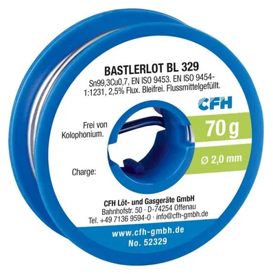Produktbild von CFH Bastlerlot BL 329 bleifrei 70 g