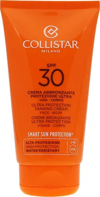 Zdjęcie produktu dla Collistar Ultra Protection Tanning Cream SPF30, Krem z filtrem przeciwsłonecznym, Twarz i ciało, Tubka, Przeciwstarzeniowy, Przeciw wągrom, Nawilżający, Odżywiający, 150 ml, Dorośli