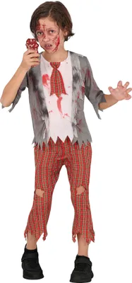 Produktbild von Guirca Zombie Schuljunge Kinderkostüm Mehrfarbig 10-12 Years Mehrfarbig 10-12 Years