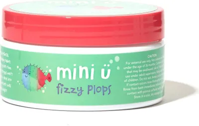 Produktbild von Mini U Badespielzeug Fizzy Plops - Badebomben für Kinder - buntes Badevergnügen