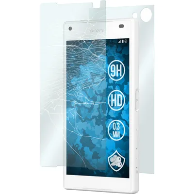 Produktbild von 2er-Pack PhoneNatic Glas-Folie klar Fullbody  kompatibel mit Sony Xperia Z5 Compact - Panzerglas für Xperia Z5 Compact
