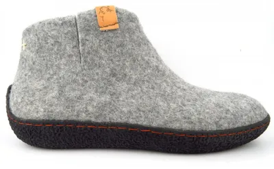 Produktbild von tofvel Rabara marble light grey Hallenschuh Grau in Gr. 38