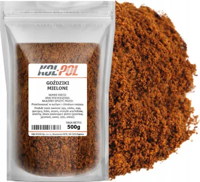 Zdjęcie produktu dla GOŹDZIKI MIELONE 500g Aromatyczne naturalne goździk wysoka jakość Kol-Pol