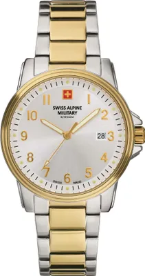 Produktbild von Swiss Alpine Military Herren Armbanduhr 40 mm Armband Edelstahl 7011.1142
